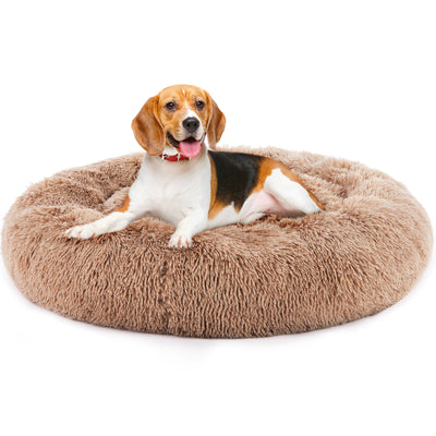 Anti-Slip Fluffy Plush Bed for Cats & Dogs