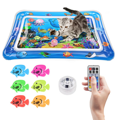 Interactive LED Water Play Mat For Cats